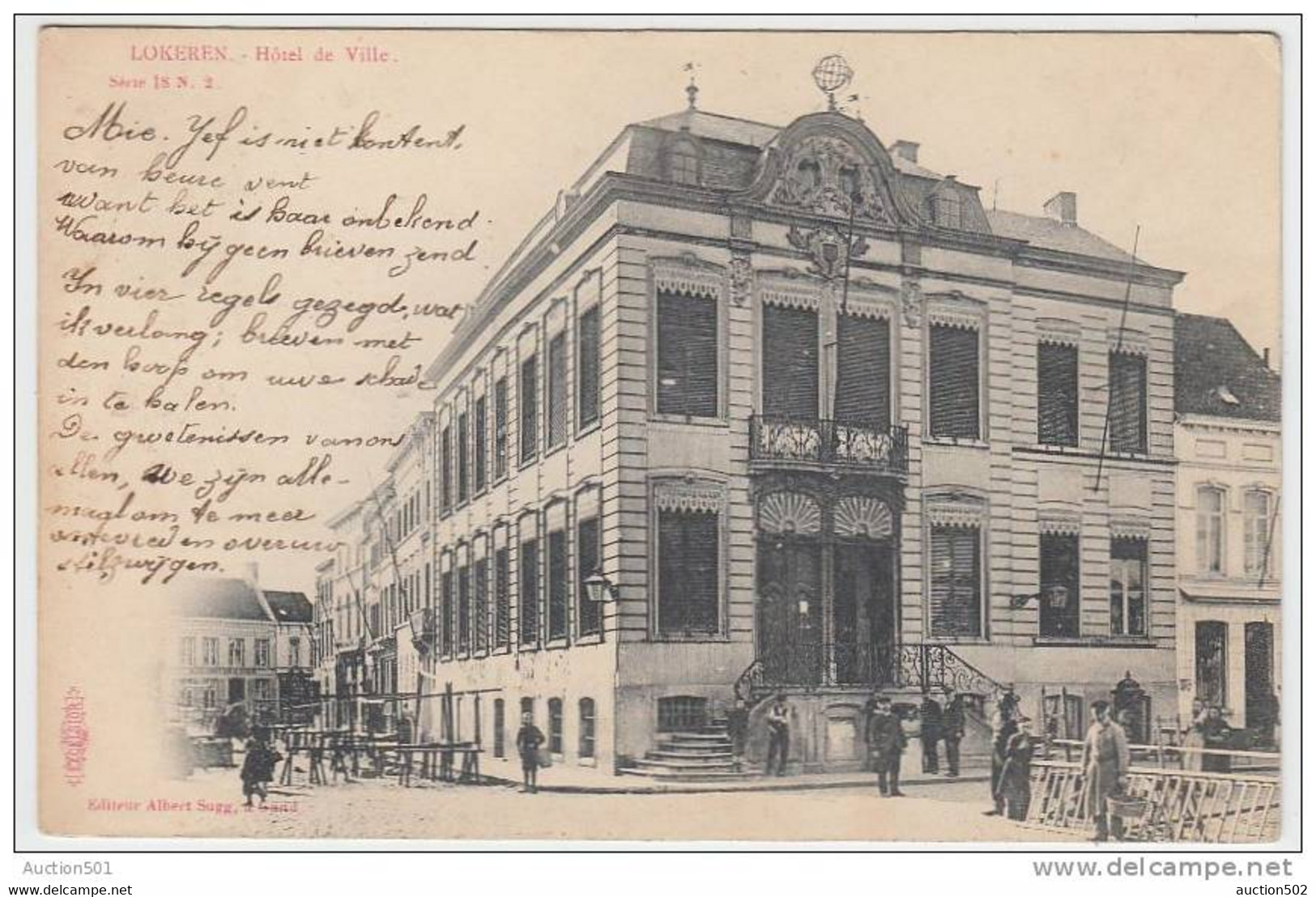 17778g HOTEL De VILLE - Lokeren - 1902 - Lokeren