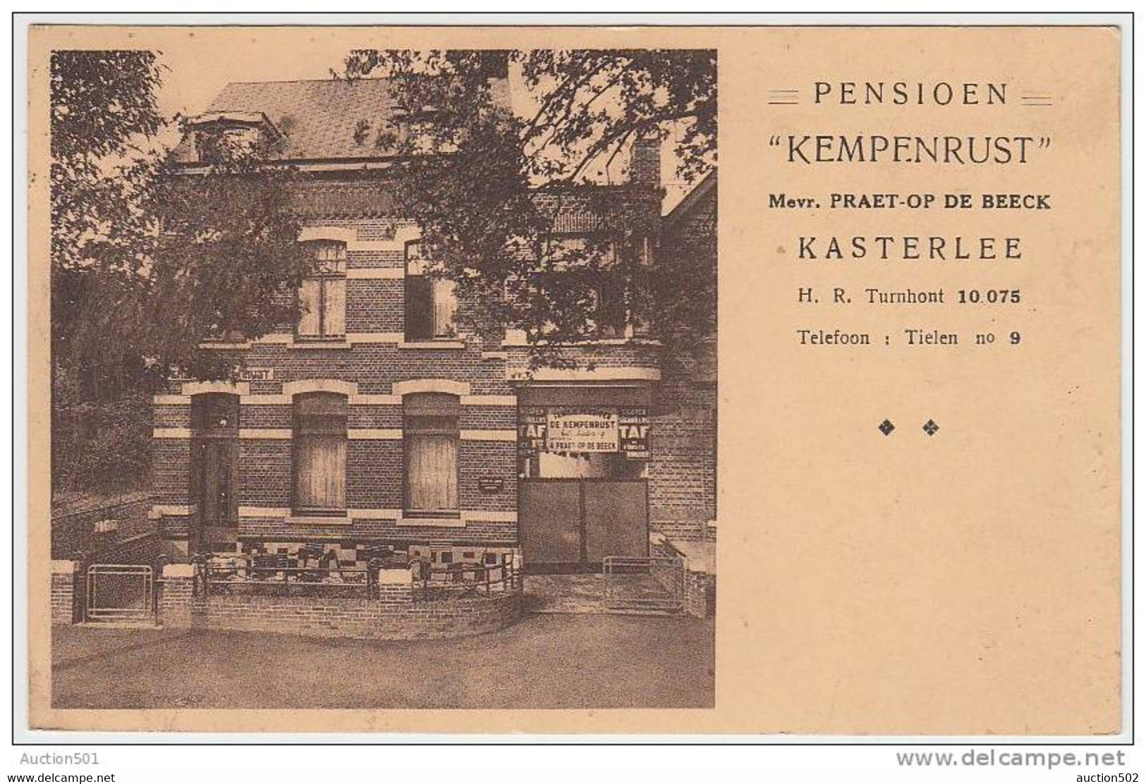 17809g PENSIOEN KEMPENRUST - Mevr. Praet-op De Beeck - Kasterlee - Kasterlee