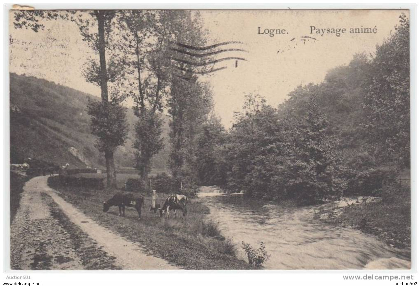 17962g RIVIERE - Bergère - Logne - 1911 - Ferrieres