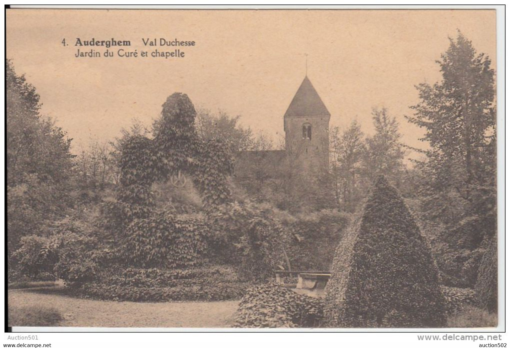 18294g VAL DUCHESSE - Jardin - Chapelle - Auderghem - 1931 - Série 5 Cartes - Auderghem - Oudergem