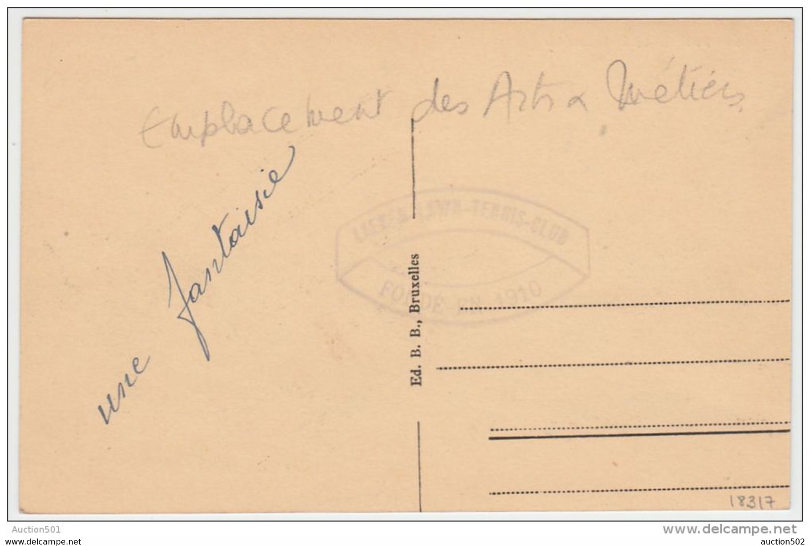 18317Mg L'ABATTOIR - Emplacement Des Arts Et Métiers - Bruxelles - Anderlecht