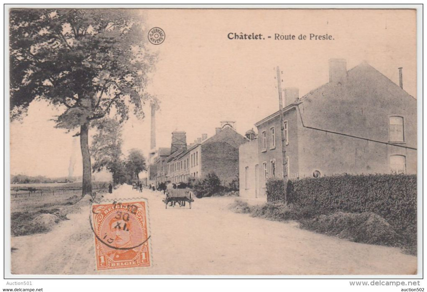 18725g ROUTE De PRESLE - Châtelet - 1919 - Relais - Châtelet