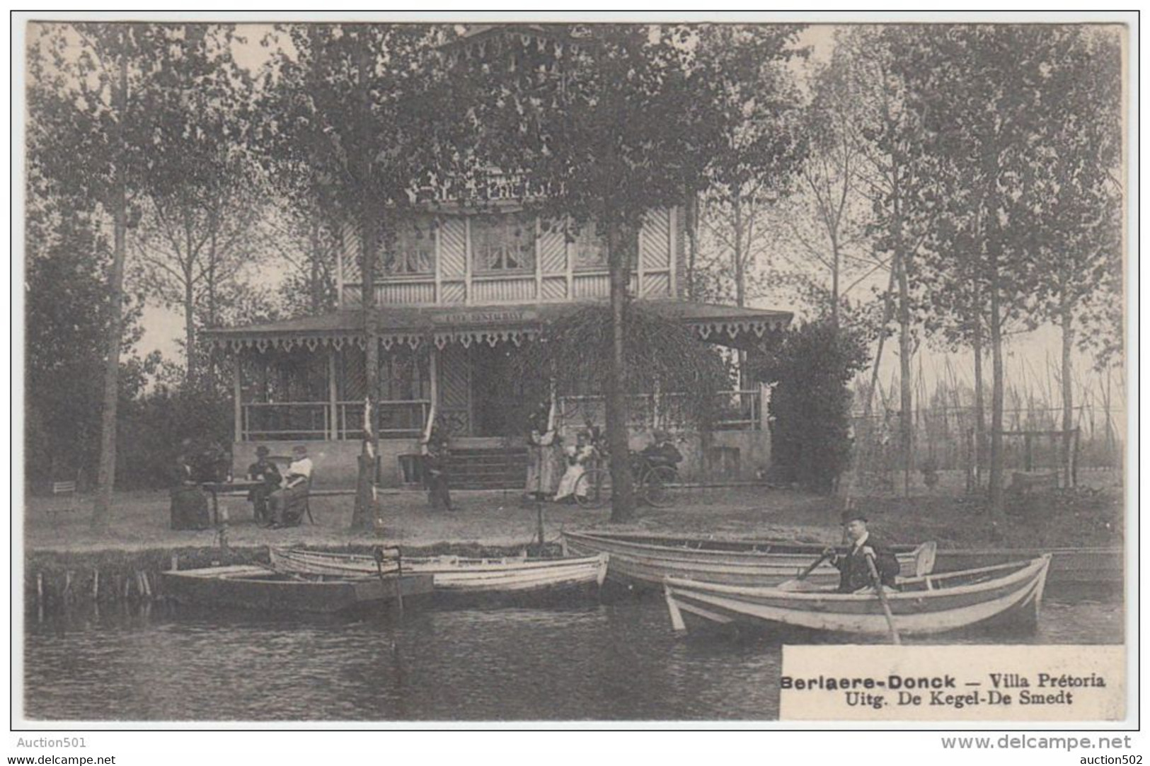 18757g VILLA PRETORIA - Lac - Berlaere-Donck - 1912 - Berlare