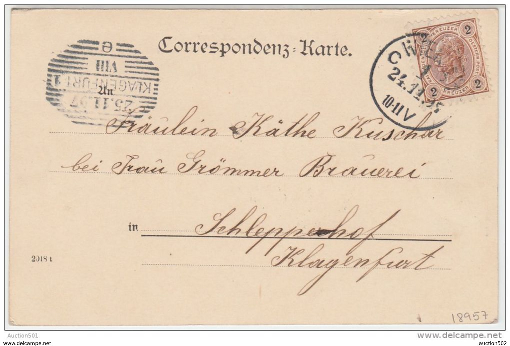 18957g VIENNE - Votivkirche - 1897 - Ringstrasse