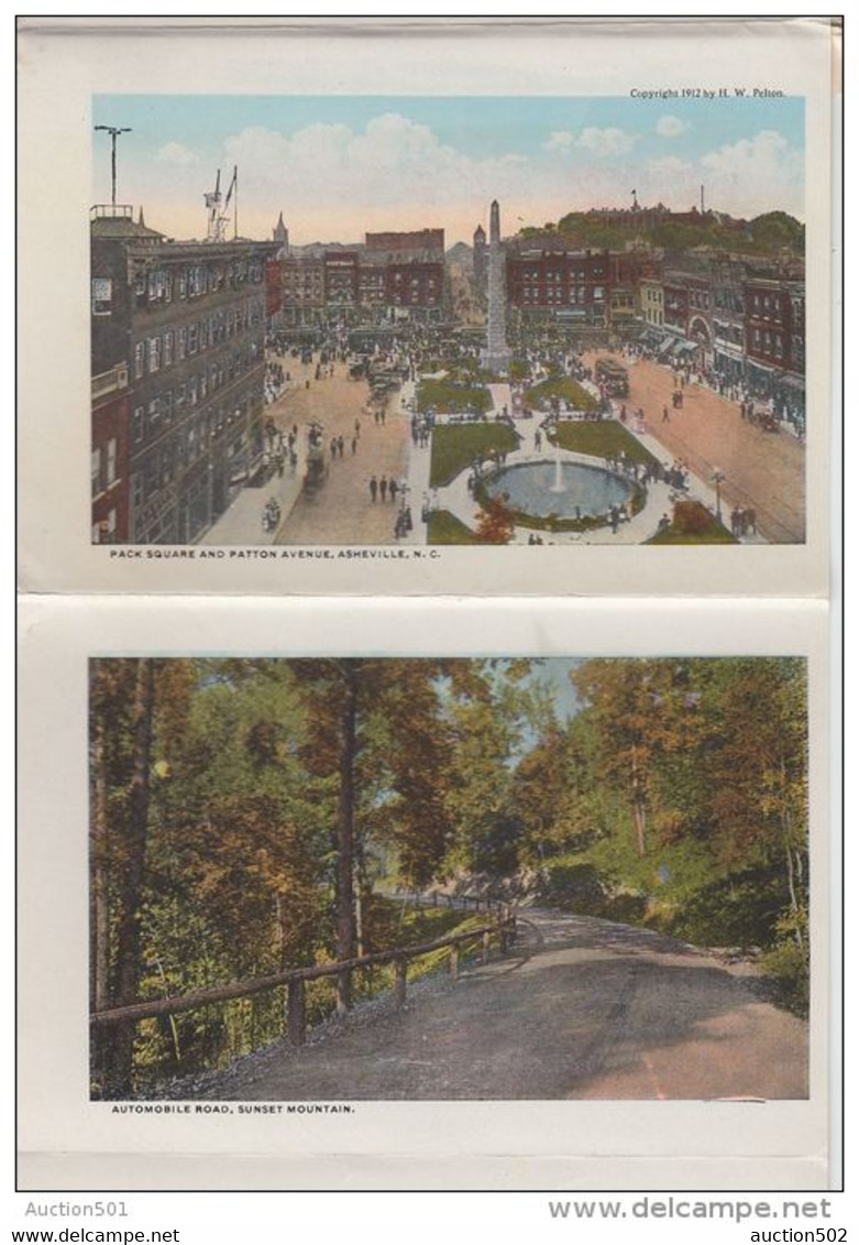 19404g ASHEVILLE - Grove Park Inn - Souvenir Folder - Dépliant 18 Vues - Asheville