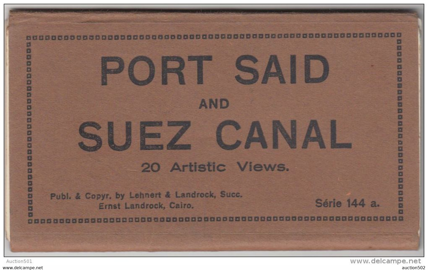 19412g PORT SAID - Pochette 11/20 Cartes Photo - Série 144 - 15x7.6c - Port Said