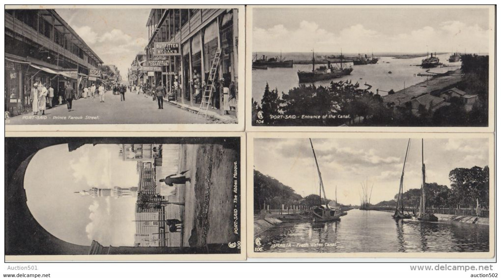 19412g PORT SAID - Pochette 11/20 Cartes Photo - Série 144 - 15x7.6c - Port Said