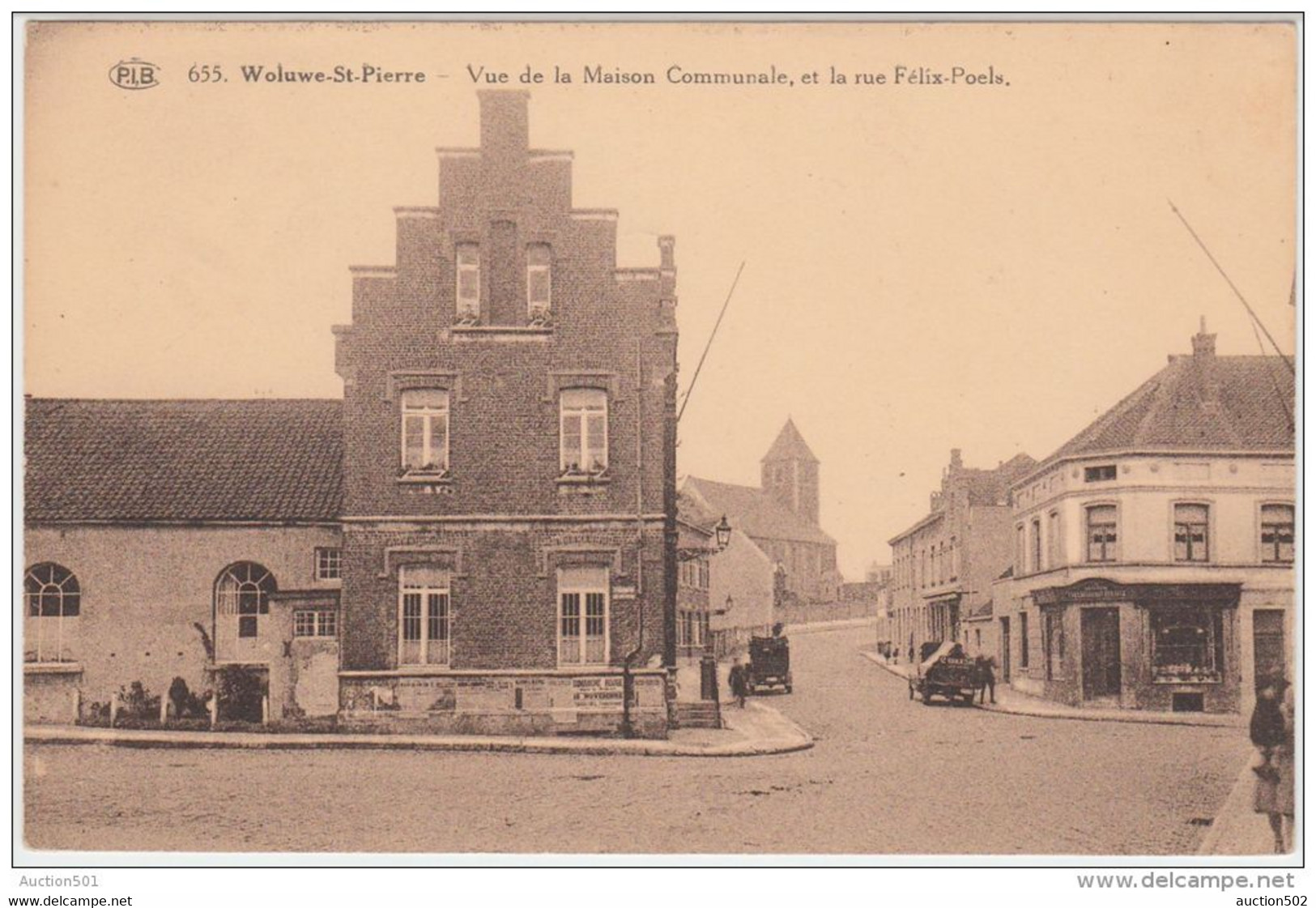 19477g MAISON COMMUNALE - Rue FELIX-POELS - Woluwe-St-Pierre - St-Pieters-Woluwe - Woluwe-St-Pierre