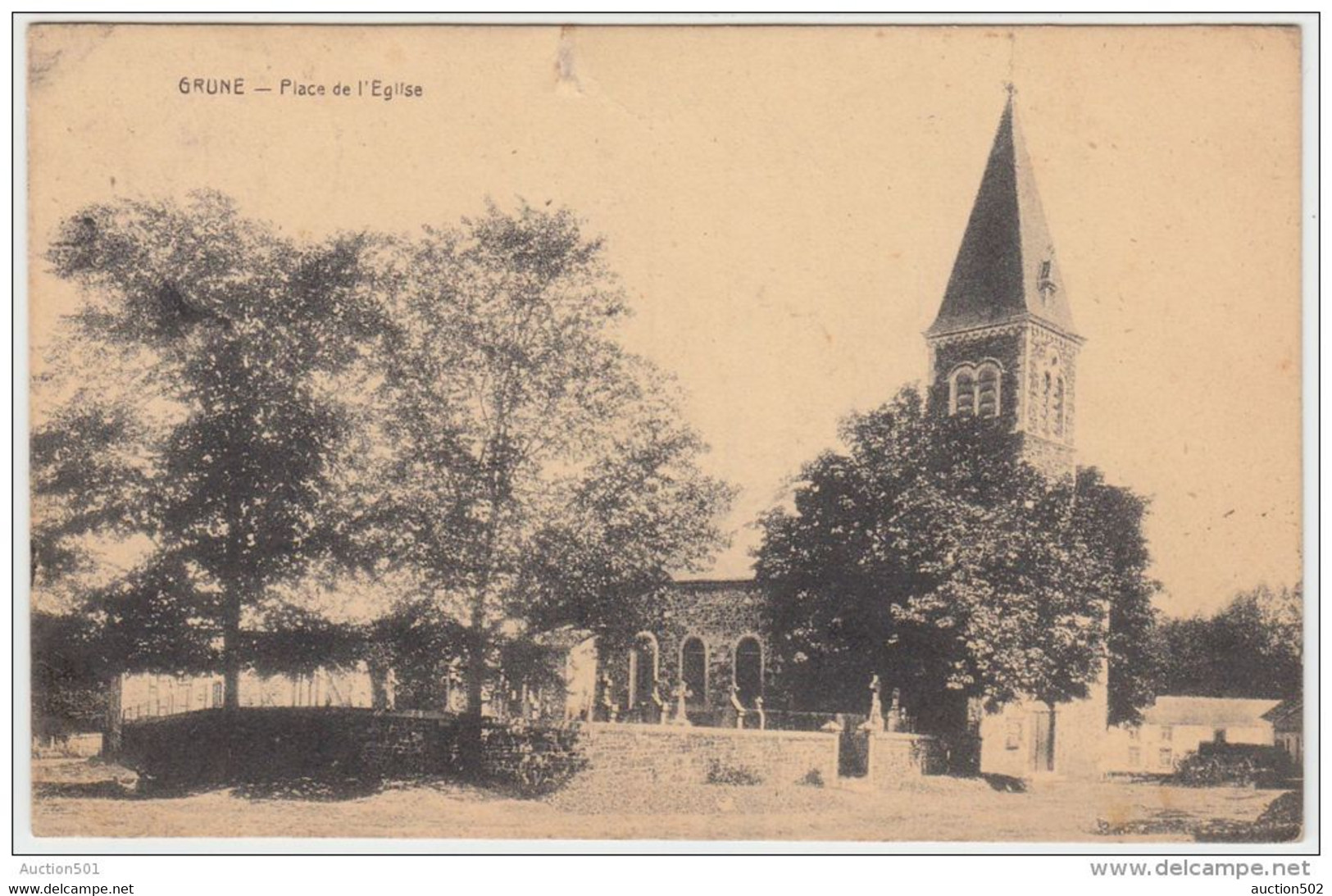 19836g PLACE De L'EGLISE - Grune - Nassogne