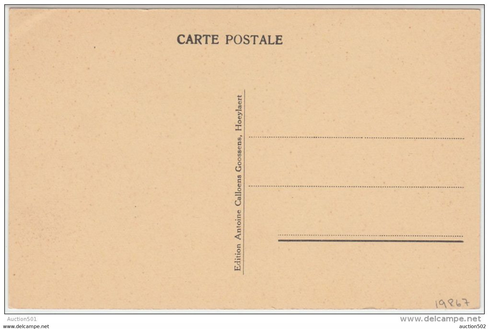 19867g Le POINT De VUE De La SAPINIERE - Groenendal - Hoeilaart