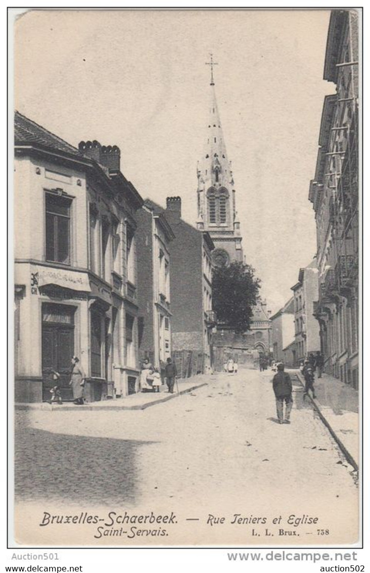 20137g RUE TENIERS - EGLISE Saint-Servais - Schaerbeek - Schaarbeek - Schaerbeek