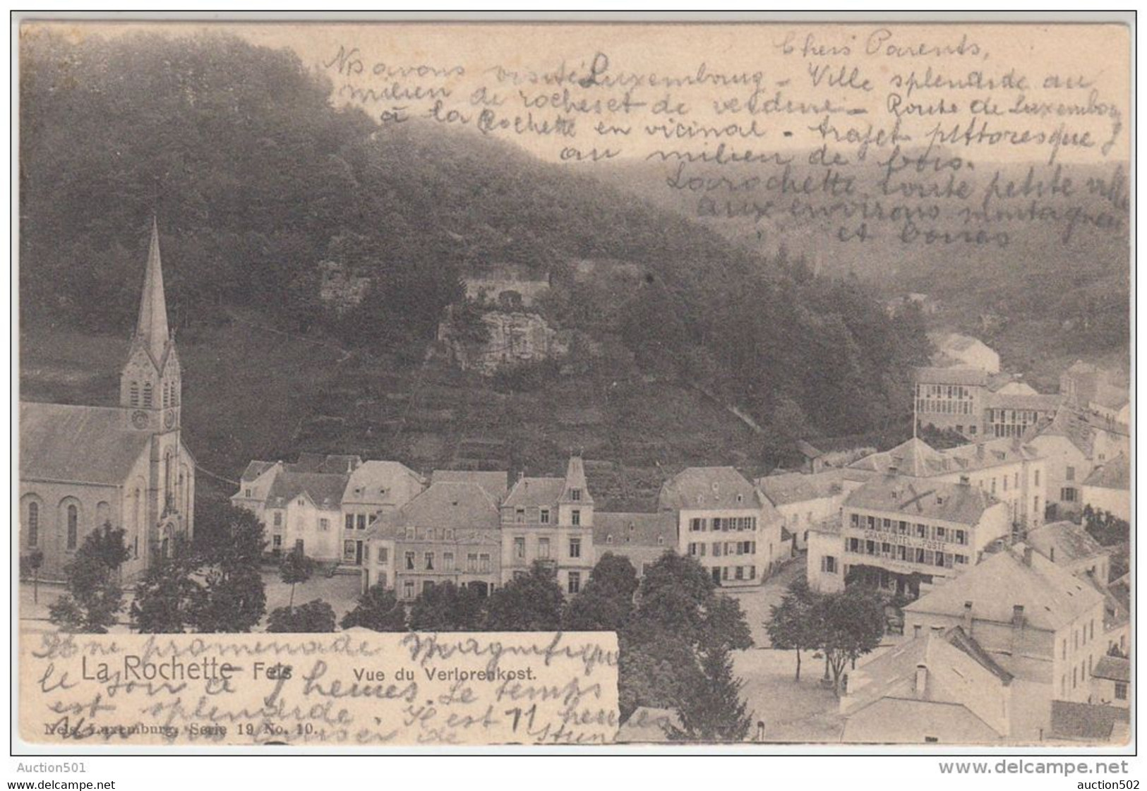 20201g LAROCHETTE - FELS - Vue Du Verlorenkost - 1904 - Larochette