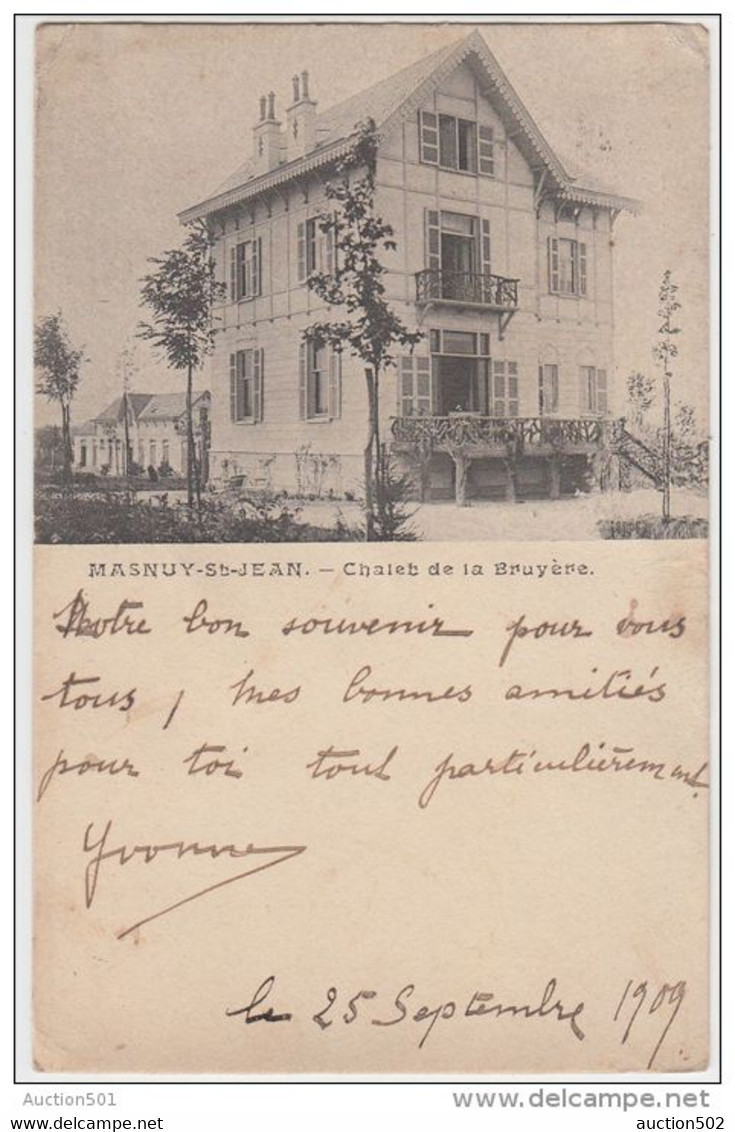 20254g CHALET De La BRUYERE - Masnuy-St-Jean - 1909 - Jurbise