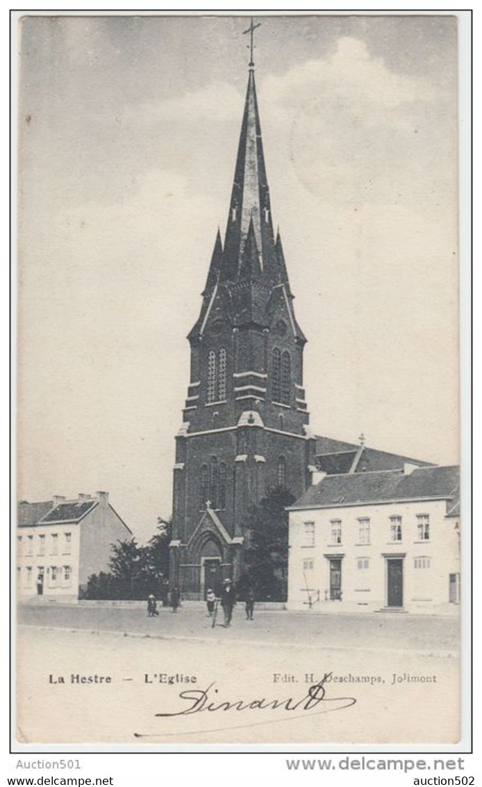 20495g EGLISE - La Hestre - 1904 - Manage