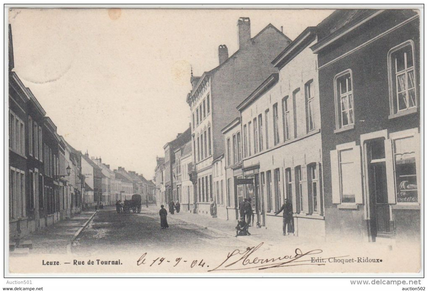 21124g RUE De TOURNAI - Leuze - 1904 - Leuze-en-Hainaut