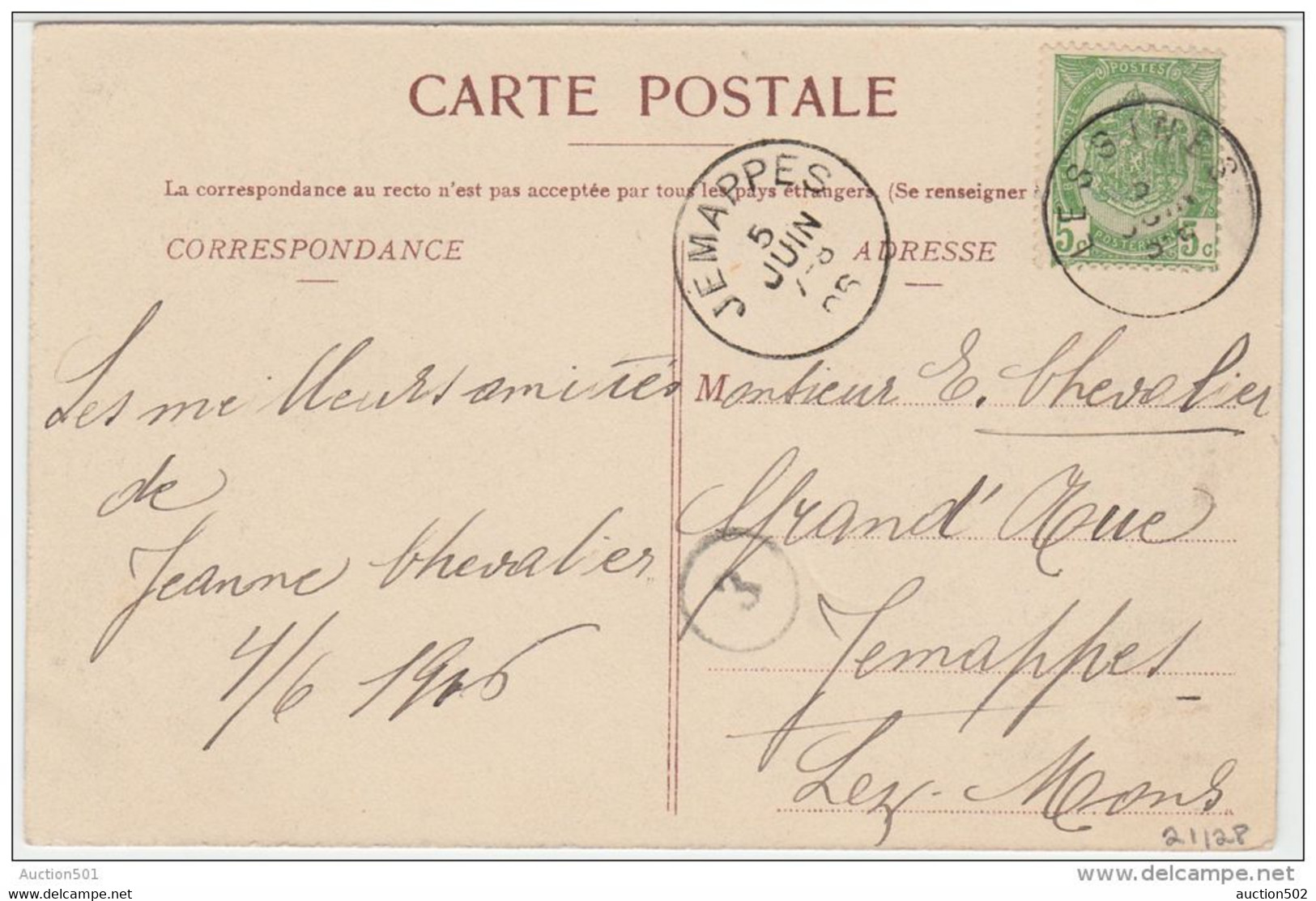 21128g CARRIERE COSYNS - Lessines - 1906 - Lessines