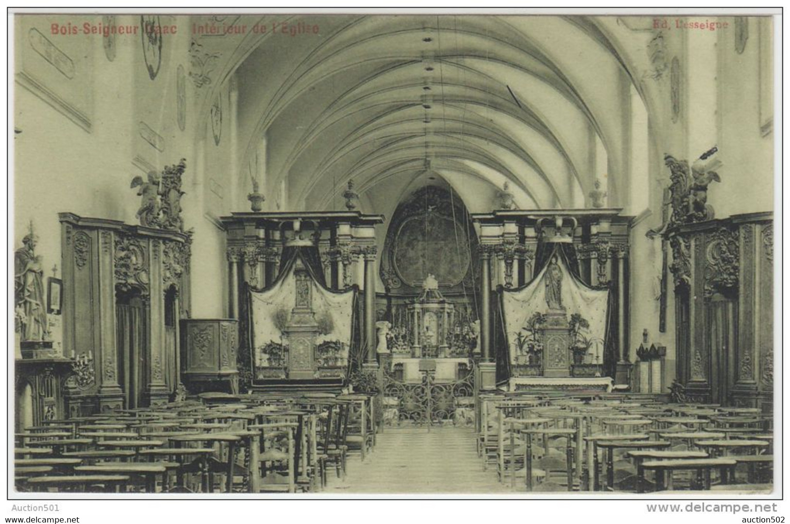 21202g EGLISE - Bois-Seigneur Isaac - 1909 - Braine-l'Alleud