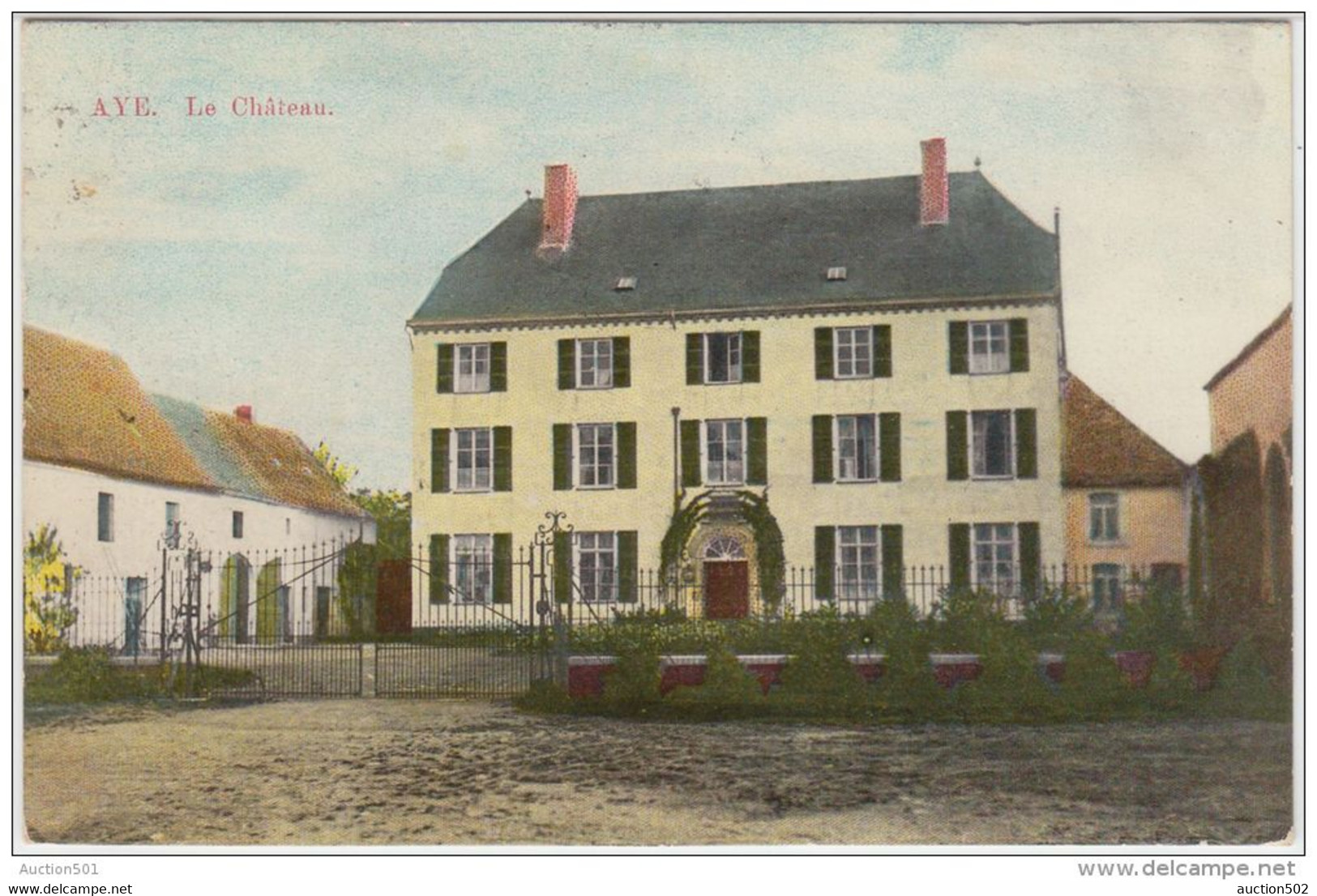 21266g CHATEAU - Aye - 1913 - Marche-en-Famenne