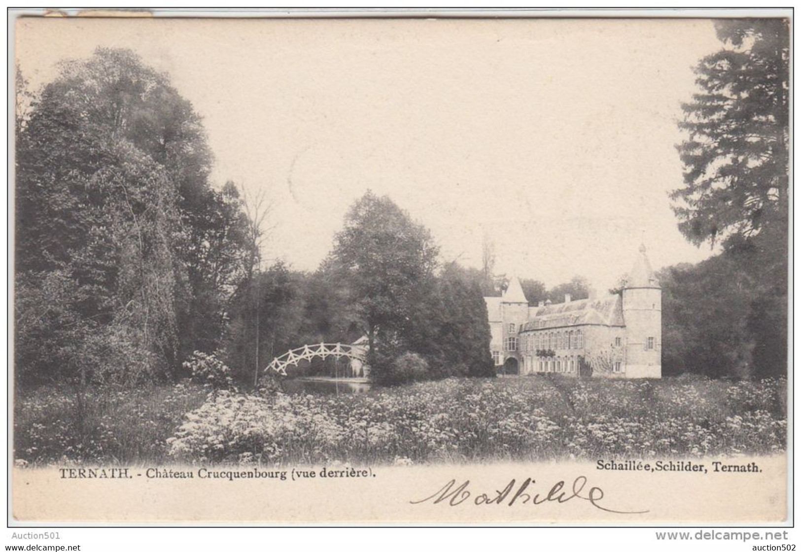 21300g CHATEAU CRUCQUENBOURG - Ternath - 1905 - Ternat