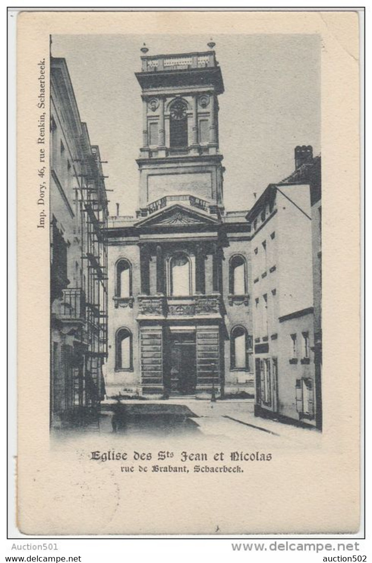 21361g EGLISE De St. JEAN Et NICOLAS - Rue De Brabant - Schaerbeek - 1908 - Schaarbeek - Schaerbeek