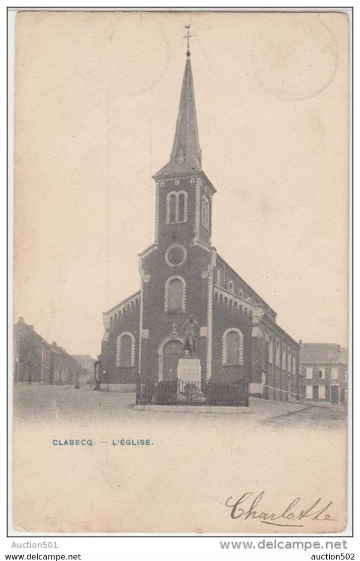 21368g EGLISE - MONUMENT - Clabecq - 1906 - Tubize