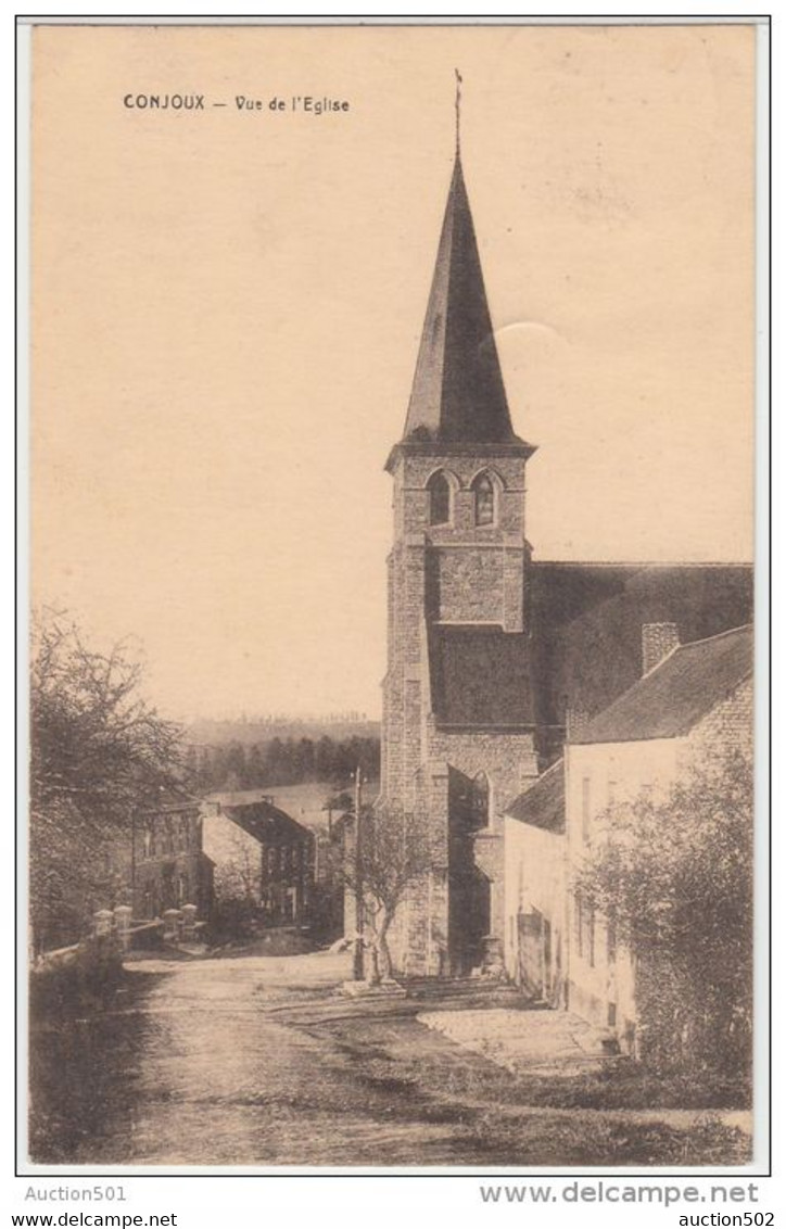 21427g ENTREE Du VILLAGE - EGLISE - Conjoux - Ciney