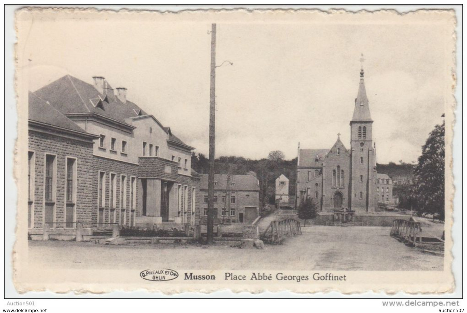 21428g PONT - PLACE Abbé GEORGES GOFFINET - Musson - Musson