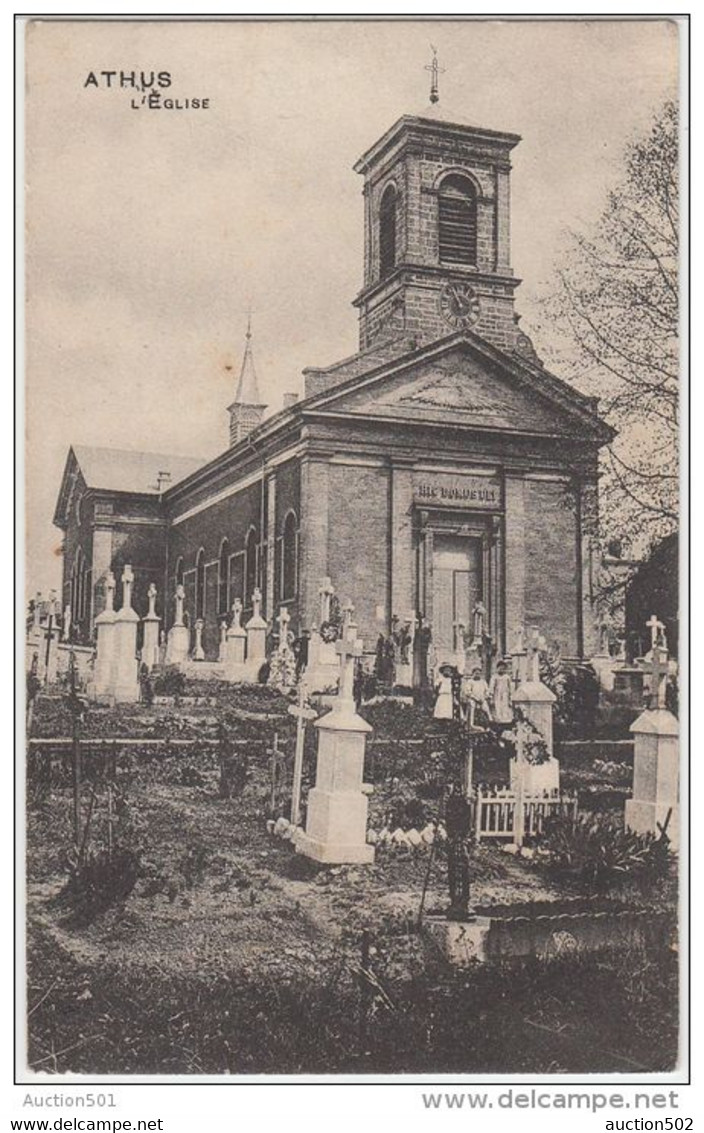 21464g CIMETIERE - EGLISE - Athus - Aubange