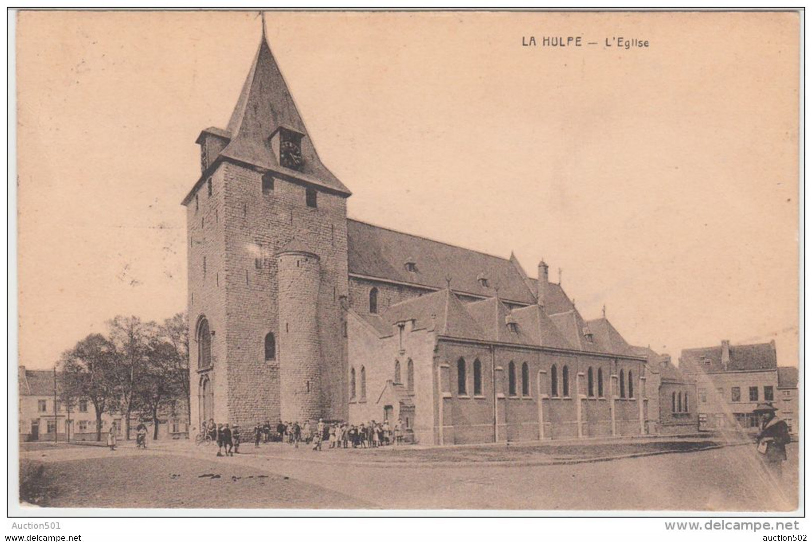 21578g PLACE - EGLISE - La Hulpe - La Hulpe