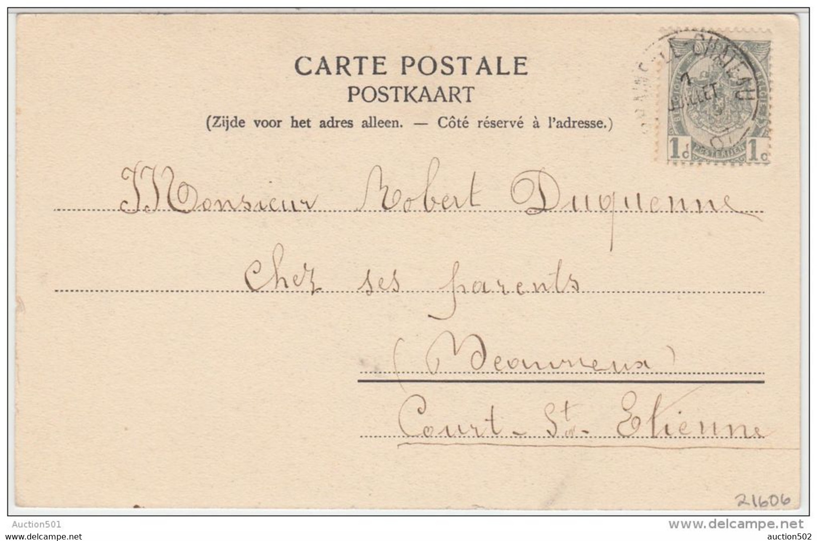 21606g EGLISE - Braine-le-Château - 1907 - Braine-le-Château