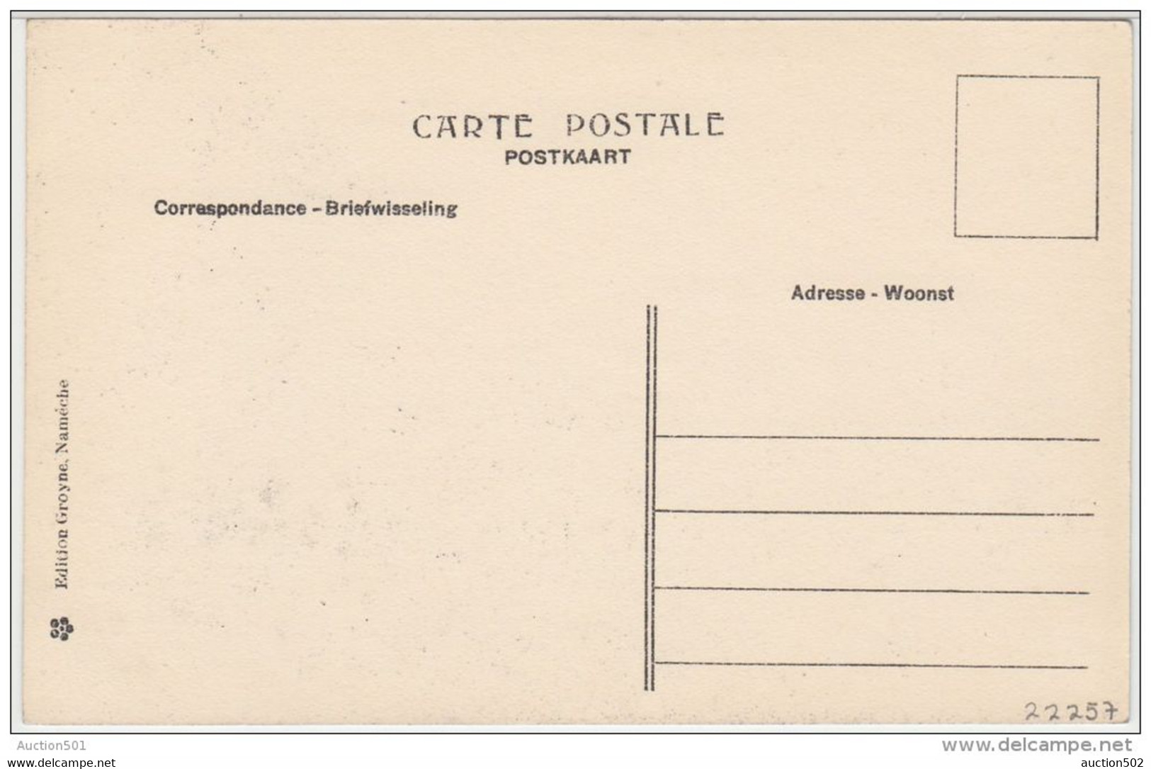 22257g POSTE - EGLISE - Les Tombes - Gesves