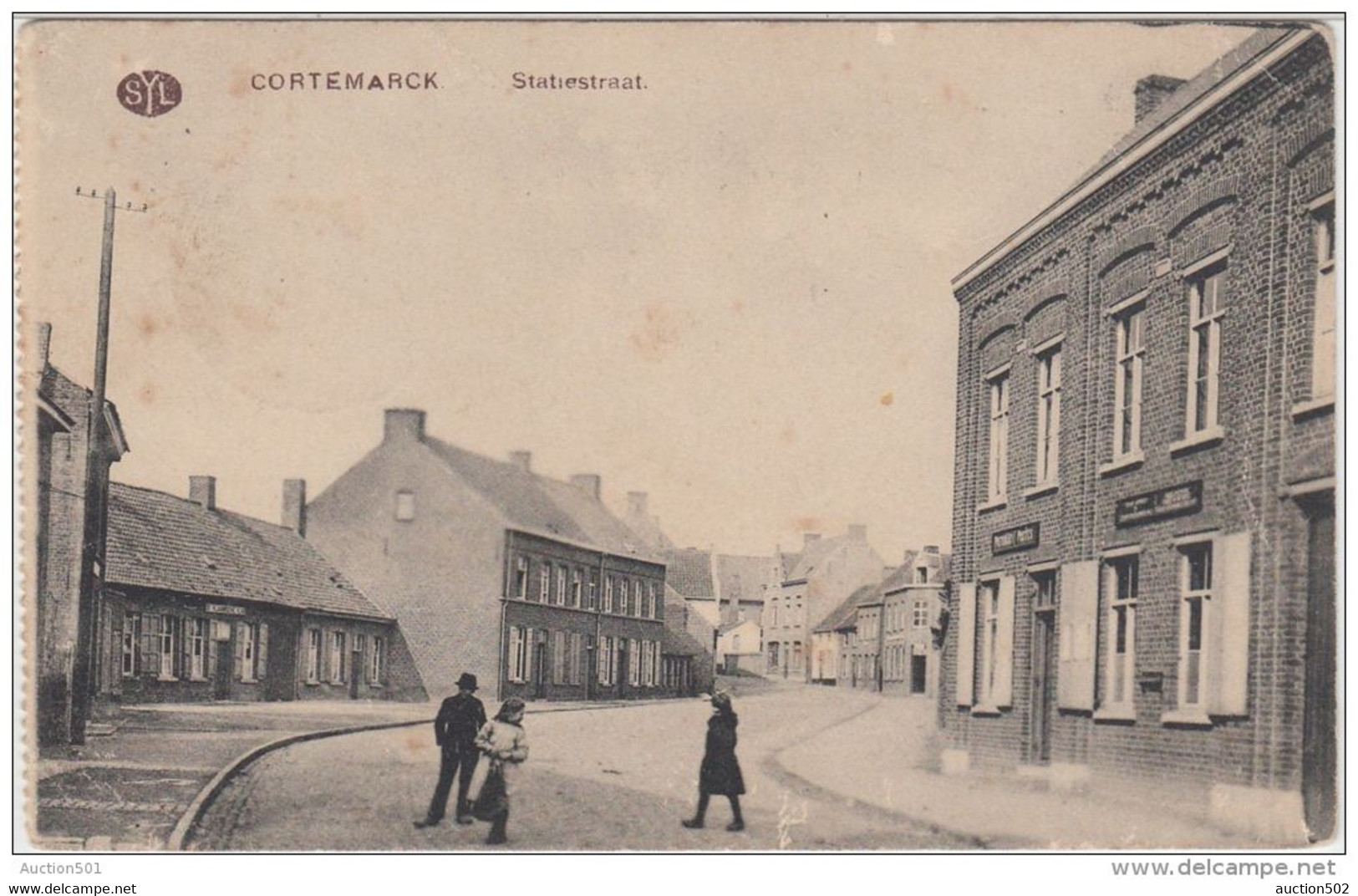 22493g STATIESTRAAT - RUE De La STATION - Cortemarck - Kortemark