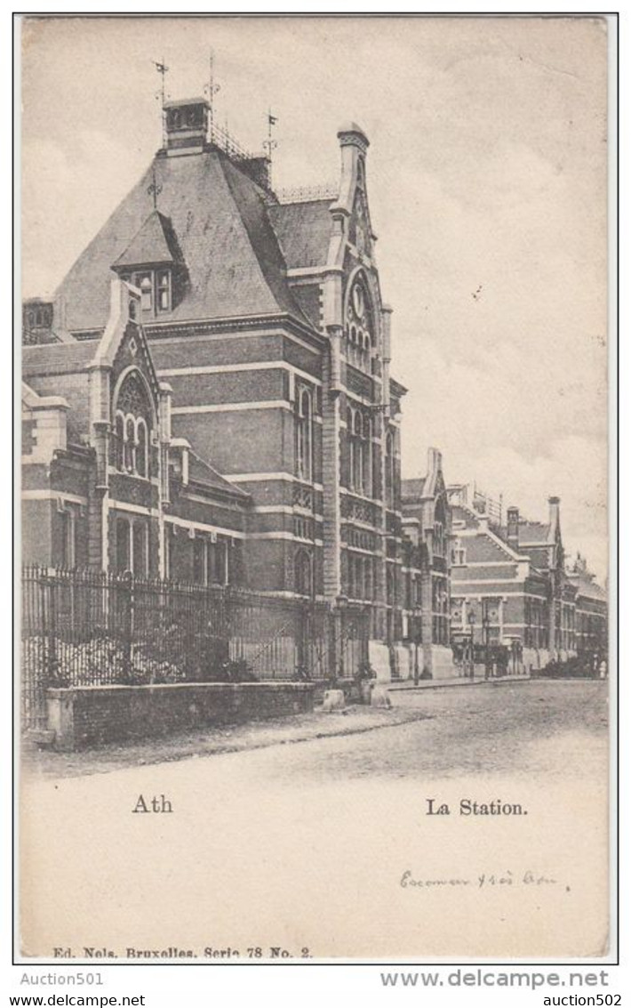 22601g STATION - GARE - Ath - 1901 - Ath