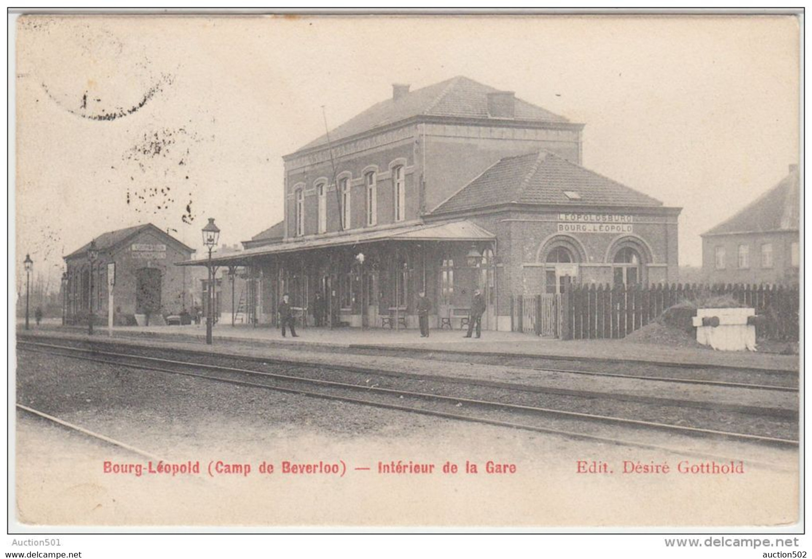 22626g  GARE - QUAI - CHEMIN De FER - Bourg-Léopold - 1904 - Leopoldsburg (Camp De Beverloo)