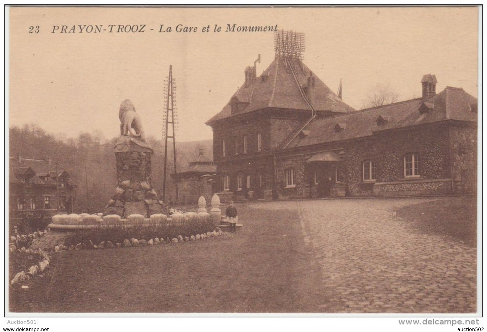 22635g  GARE - MONUMENT - Prayon-Trooz - Trooz