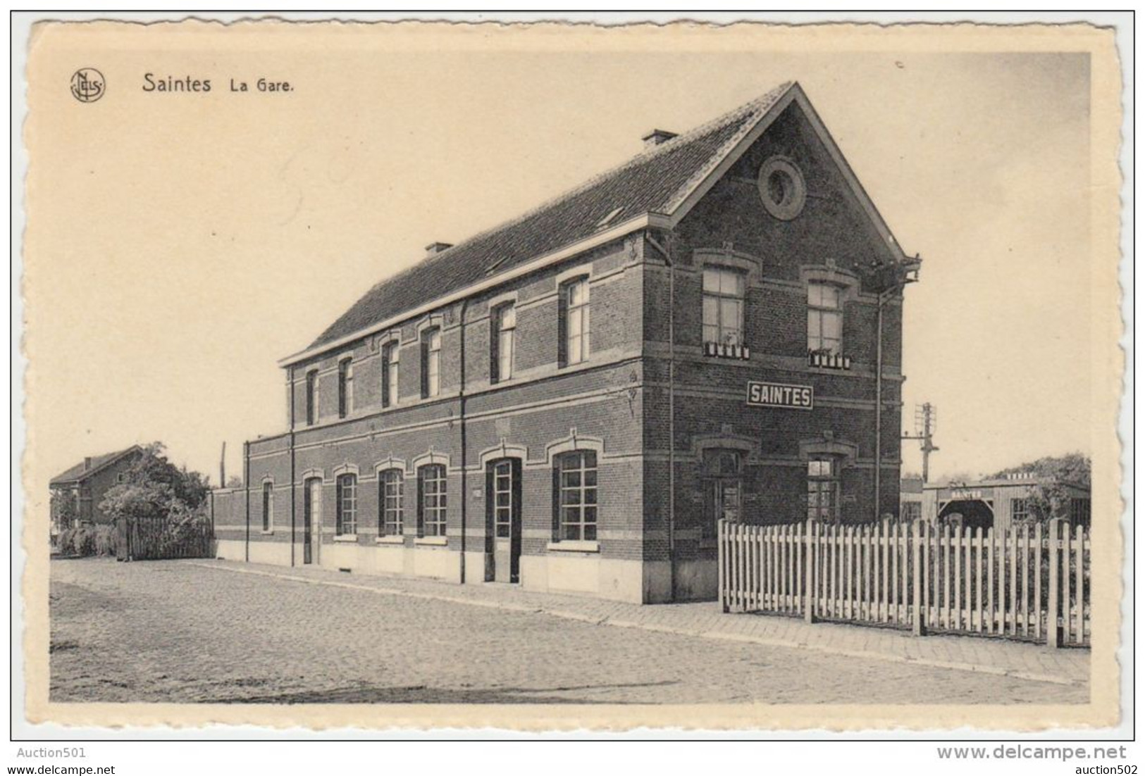 22636g  GARE - Saintes - Tubize