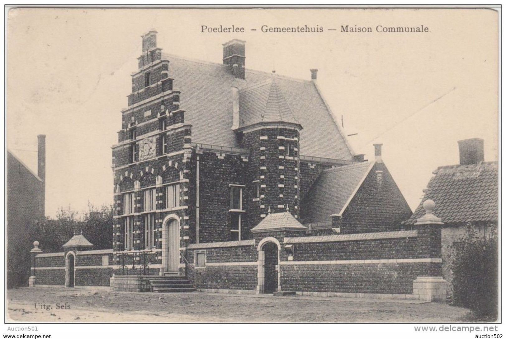 23312g GEMEENTEHUIS - MAISON COMMUNALE - Poederlee - 1913 - Relais - Lille