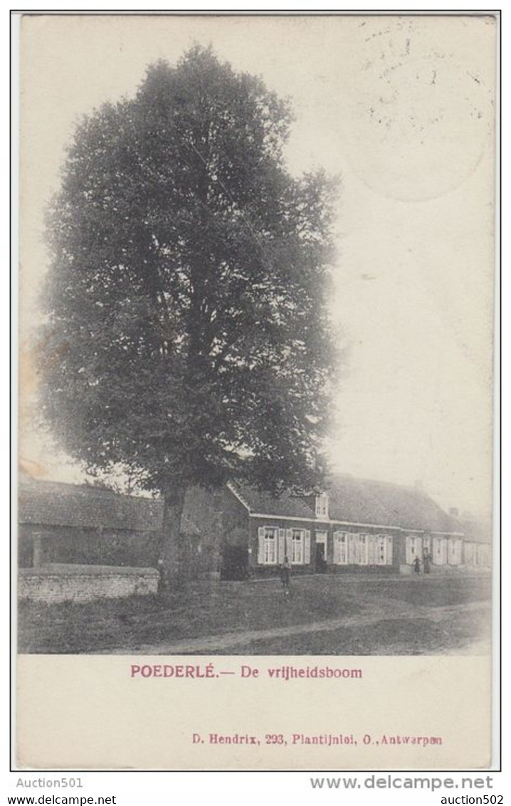 23317g DE VRIJHEIDSBOOM - Poederlé - 1909 - Relais St. Pieters Lille 1909 > Antwerpen - Lille