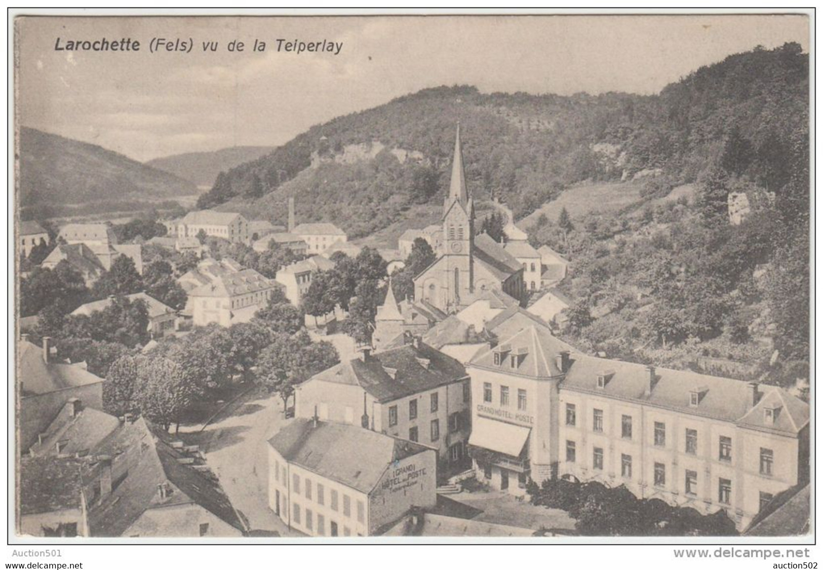 23319g LAROCHETTE - FELS  Vu De La Teiperlay  - "Hotel De La Poste" - Larochette