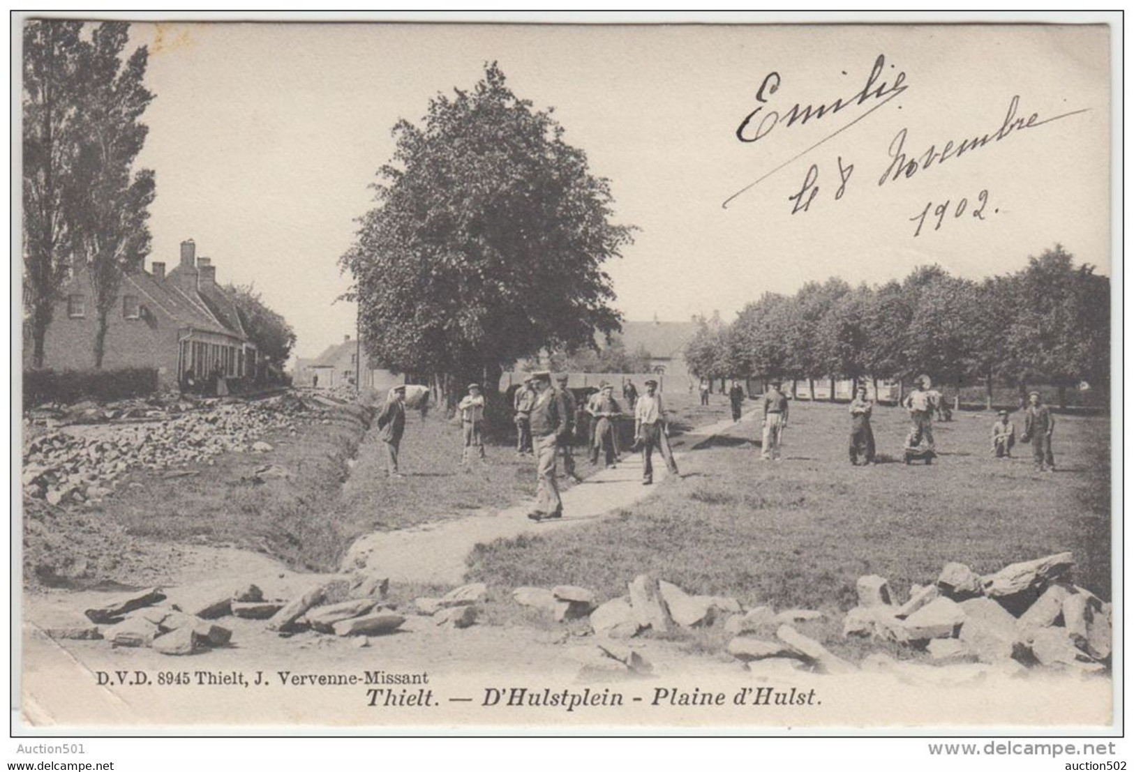 23465g  D'HULSTPLEIN - Pleine D'Hulst - Thielt - 1902 - Tielt