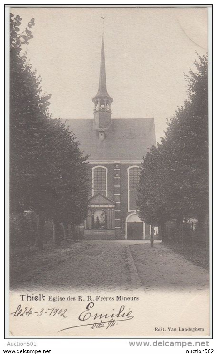 23505g EGLISE Des R. R. FRERES MINEURS  - Thielt - 1902 - Tielt