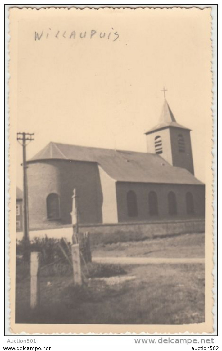 23555g  EGLISE - Willaupuis - Carte Photo - Leuze-en-Hainaut