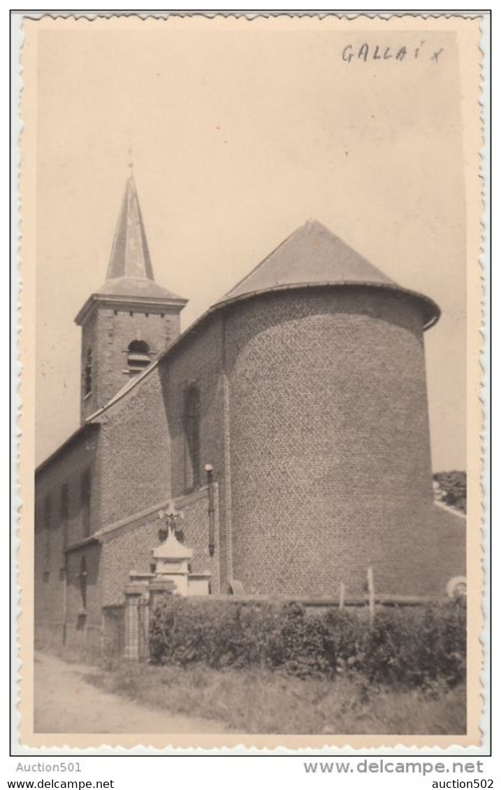 23576g EGLISE - Gallaix - Carte Photo - Leuze-en-Hainaut