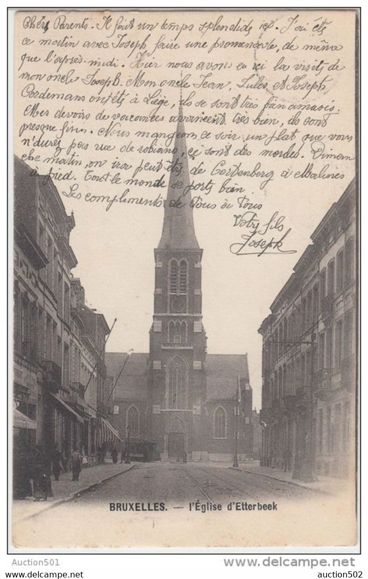 23837g   EGLISE Ste GERTRUDE - Etterbeek - 1905 - Relais - Etterbeek