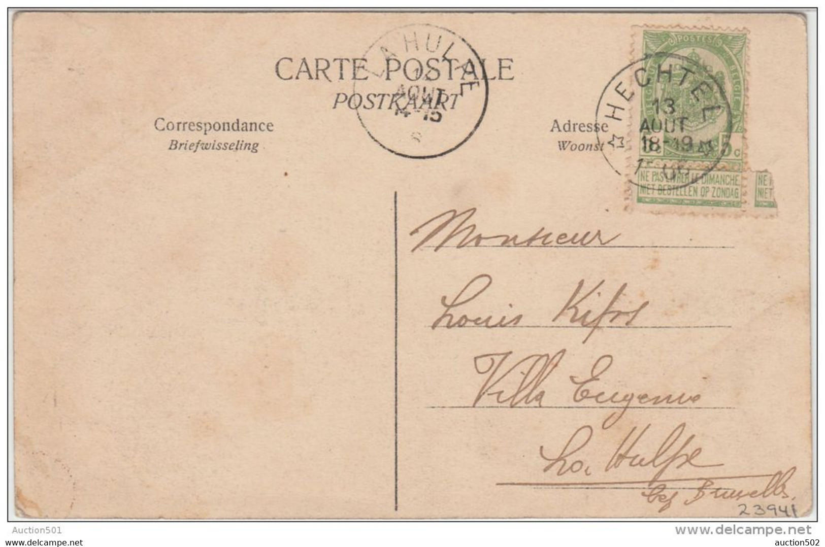 23941g  STATIE - STATION - Wijchmael - 1906 - Relais - Peer