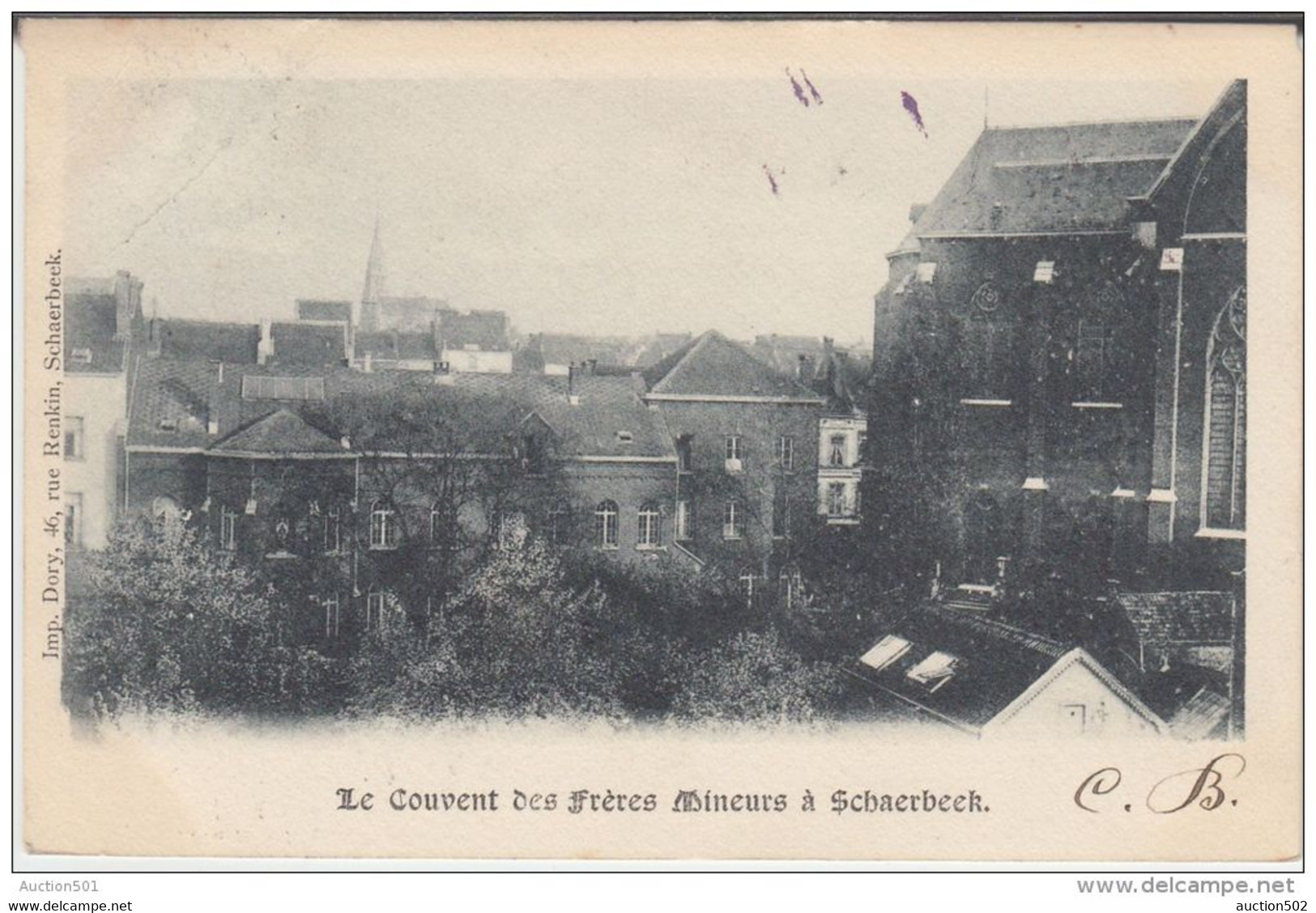 23991g  COUVENT Des FRERES MINEURS - Schaerbeek - 1904 - Schaerbeek - Schaarbeek