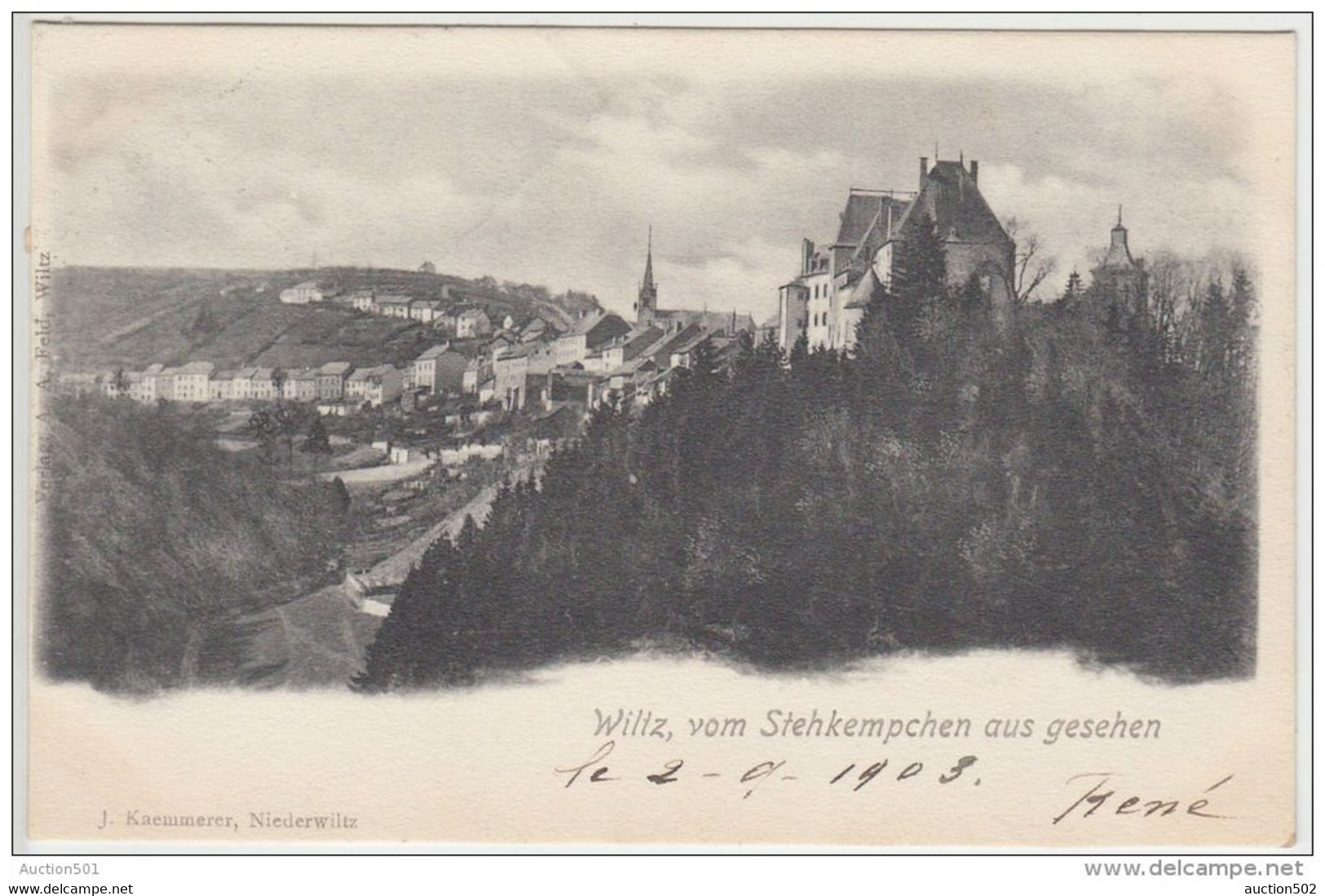 24036g  WILTZ - Stehkempchen Aus Gesehen - 1903 - Wiltz