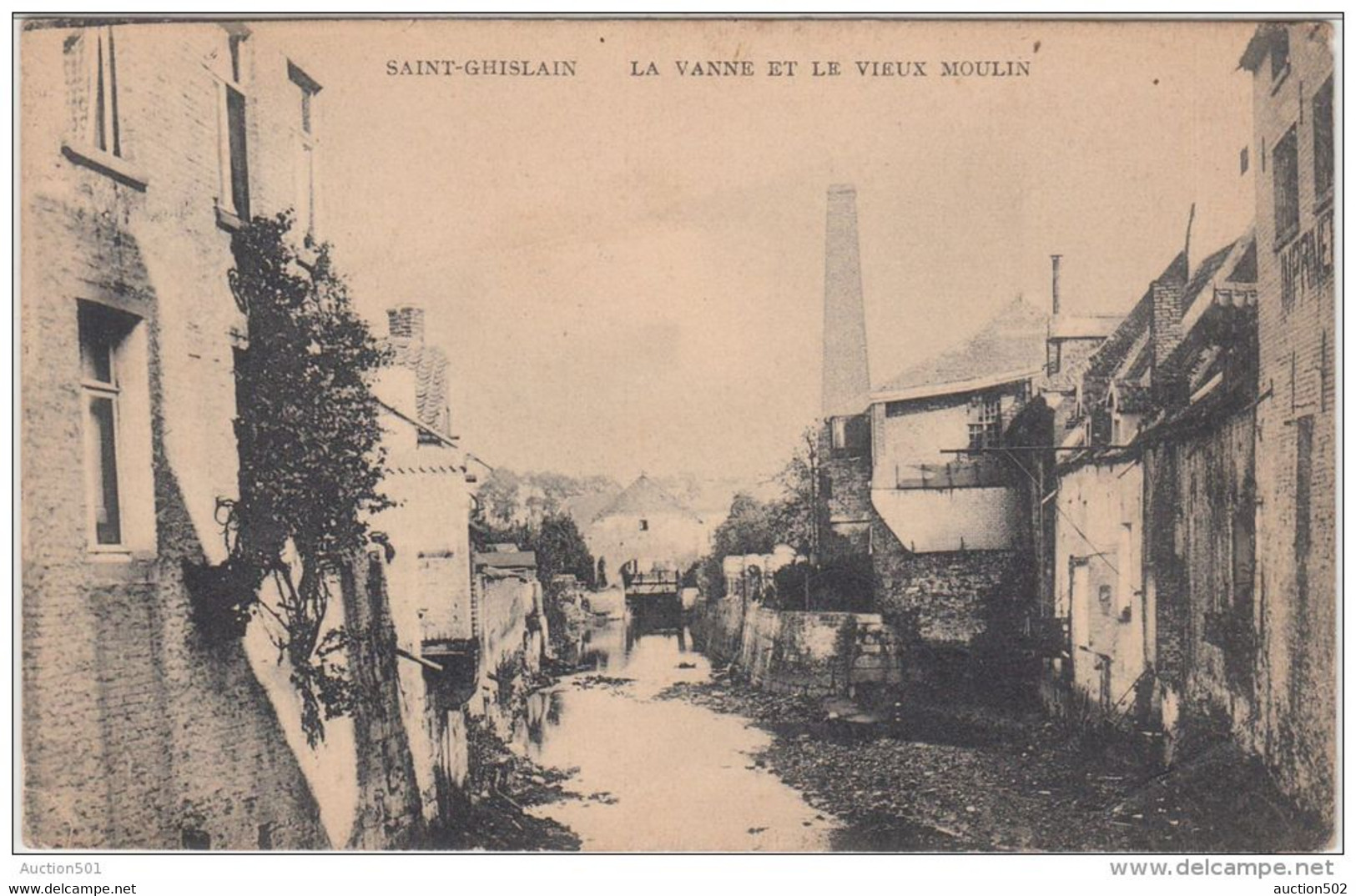 24278g MOULIN - LA VANNE - Saint-Ghislain - 1909 - Saint-Ghislain