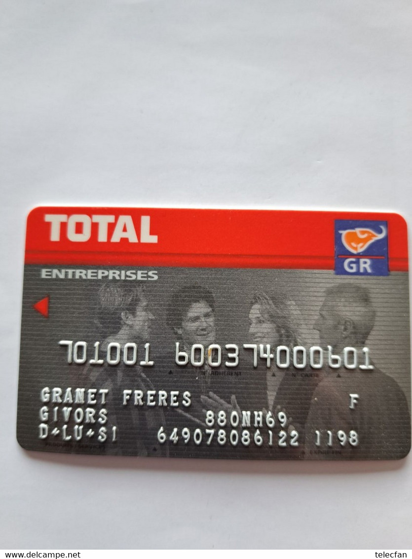 FRANCE CARTE TOTAL ENTREPRISES GR VALID 11.98 UT - Petrole