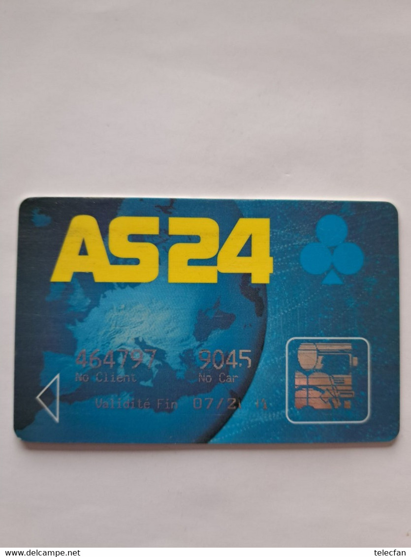 FRANCE CARTE  CREDIT AUTOROUTE AS24 UT - Tarjeta Bancaria Desechable